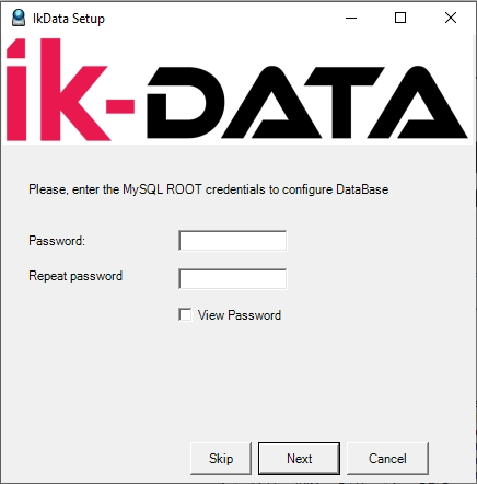 IkData DB configure