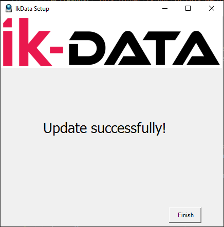IkData Update ends